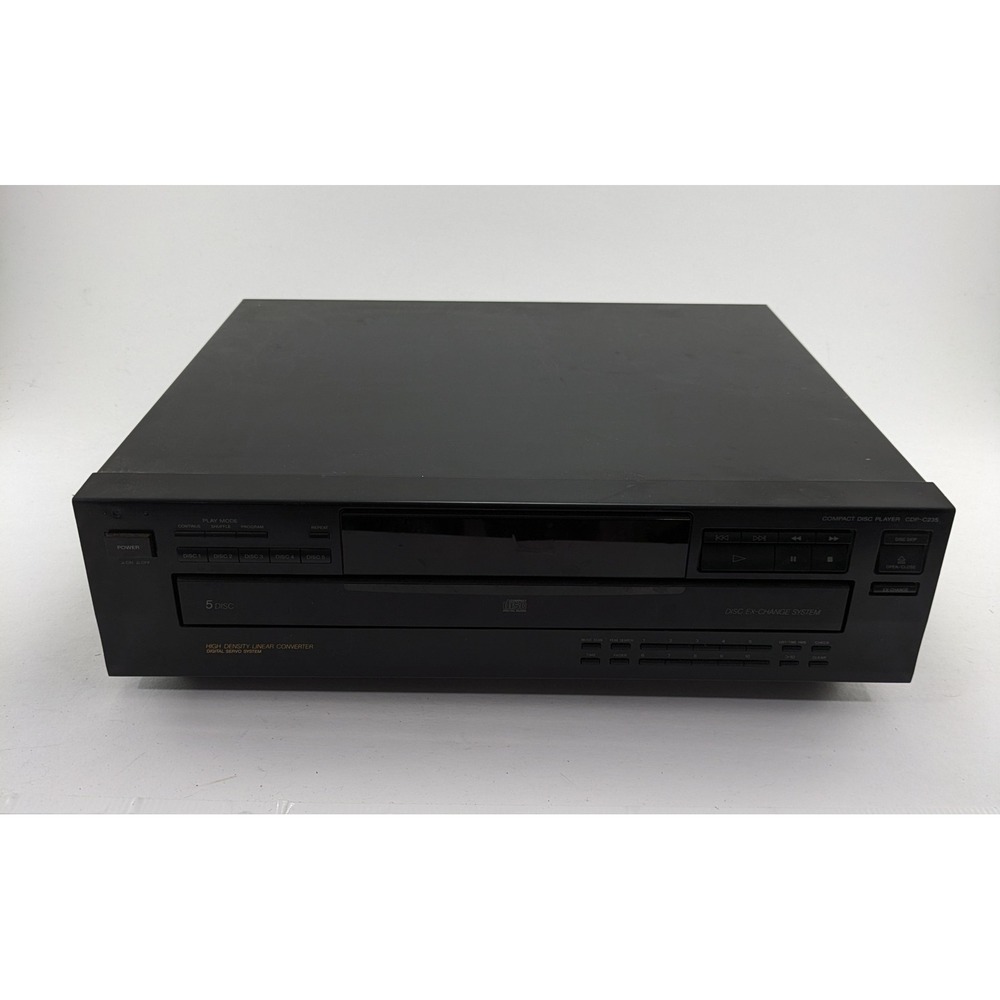 Sony CDP-CE235 CD Carousel Compact 5 CD Disc Changer‎ Player -Tested Works